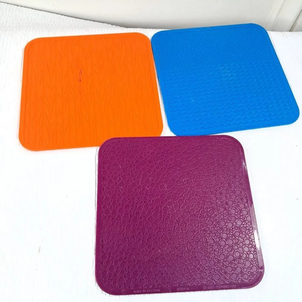 Vintage Tupperware TupperToys‎ Art Set Rubbing Plates with Carry Case lunchbox